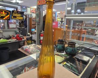 Vintage bottle maybe Empoli with stopper
