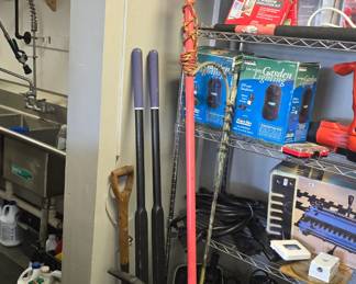 tools and more post hole diggers etc