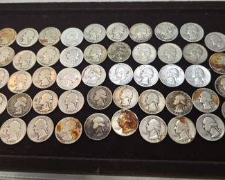 Washington silver quarters 90%