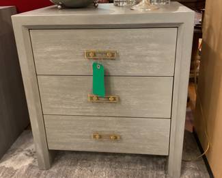 Mitchell Gold + Bob Williams Malibu 3 drawer bedside tables 26” x 24” x 19” $104 + tax each