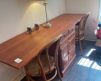 Wood desk