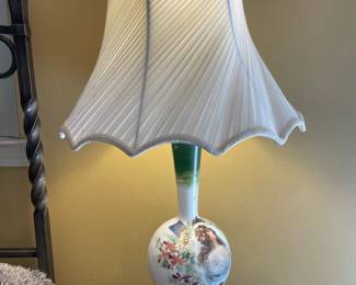 Pair Antique Lamps (lamp b)
