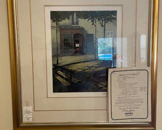 Framed limited edition print
