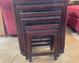 Four nesting tables
