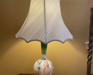 Pair Antique Lamps (lamp a)