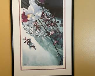 .Framed signed print