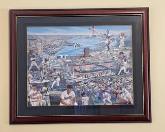 Orioles limited edition framed art