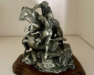 Pewter sculpture of Cochise