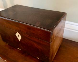 Early 19th century tea caddy.