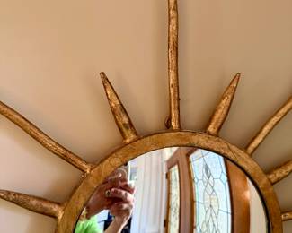 Sunburst Convex mirror vintage