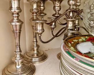 Sterling weighted candlesticks