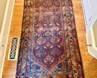 Semi-antique hand knotted persian rug