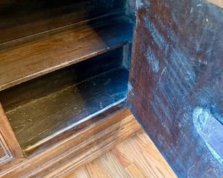 Antique inlay spice cabinet made with nice details