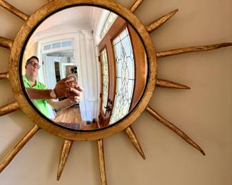 Sunburst Convex mirror vintage