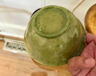 Jade bowls one of two