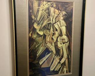 Duchamp picture after his Nude Descending a staircase no. 2