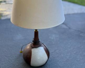 Mcm pottery lamp