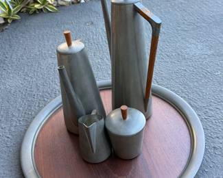 German pewter tea service