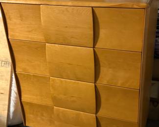Restored Heywood Wakefield Highboy Dresser in beautiful condition.