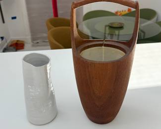 MCM bucket and flower vase