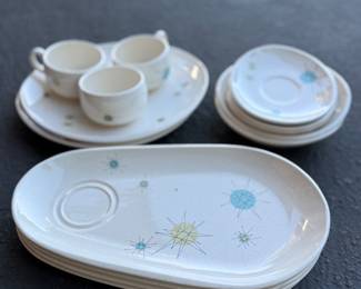Franciscan starburst dishes mcm