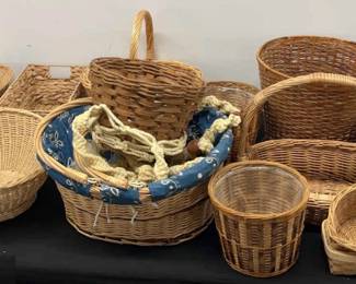 Wicker Baskets Mystery Lot