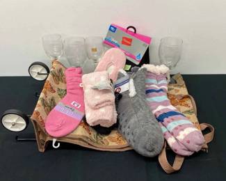 Wine Glasses And Socks