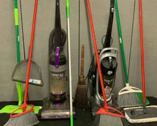 Brooms, Mops, And Vacuums Mystery Lot