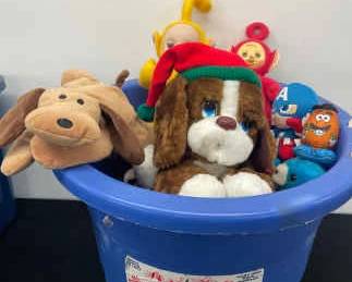 Mystery Tub Of Stuffed Animals Lot 2