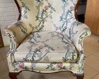 161 QueenAnneInspiredAntiqueChair
