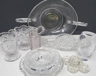 173 EntertainingwithCrystalElegantTablewareServingPieces