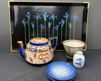 196 AsianArtisanCollectionwithOtagiriBlueIrisTray