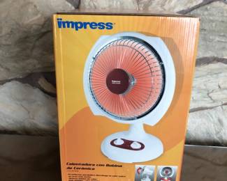 199 ImpressWhiteCeramicCoilHeaterOscillatingStationaryModes