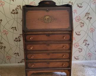 21 SouthernStyleWoodSecretaryDesk
