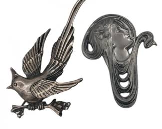70 1940sJuarezSilver1990EliasPewterBrooches