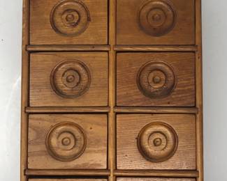 64 AntiqueHandMadeWoodSpiceRack