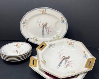 50 TheodoreHavilandParadiseLimogePorcelainSoupSet