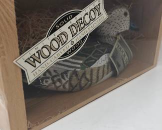 98 SolidWoodLimitedEditionHandCraftedDuckDecoy