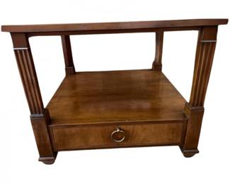 118 MidCenturyBakerFurnitureSquareEndTable