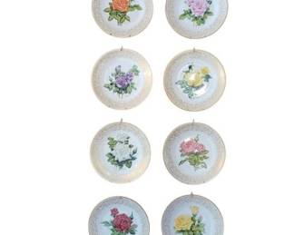 62 EdwardMarshallBoehmLimitedEditionRosePlateCollection