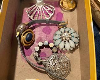 some costume jewelry...