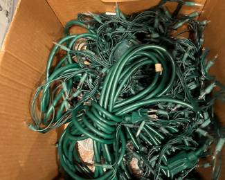 extension cords and lots of tools!