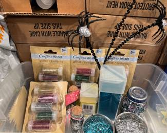 Glitter and craft stuff...