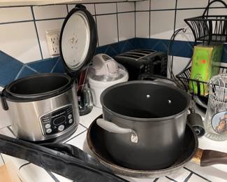 Rice cooker and other small appliances..