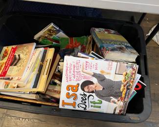boxes and boxes of books and mags -- have fun digging!