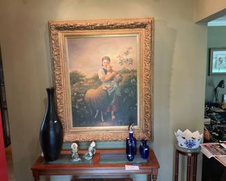 LARGE OIL ON CANVAS