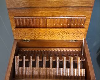 Inside of cigarette box