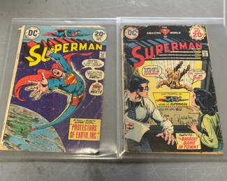 Lot of Vintage Superman Comics NO 274 and 277 Year 1977
