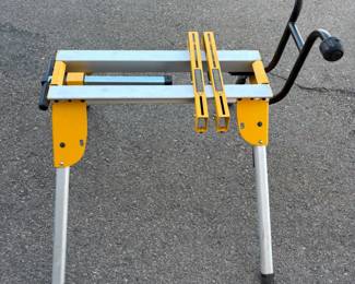 DeWALT Table Saw Stand, Rolling Stand, Collapsible and Portable, Lightweight and Compact