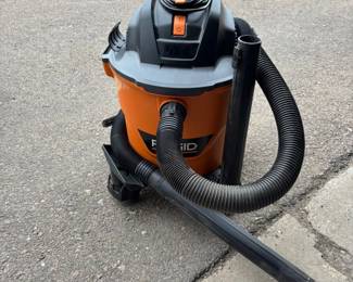 RIDGID 12 Gallon 5.0 Peak HP NXT Shop Vacuum Wet Dry Vac with General Debris Filter Locking Hose Accessories